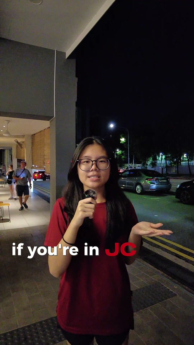 An Ember Education student speaking to camera about JC tuition